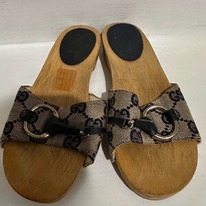 Gucci Girls Sandals - Br Beige Sz 30